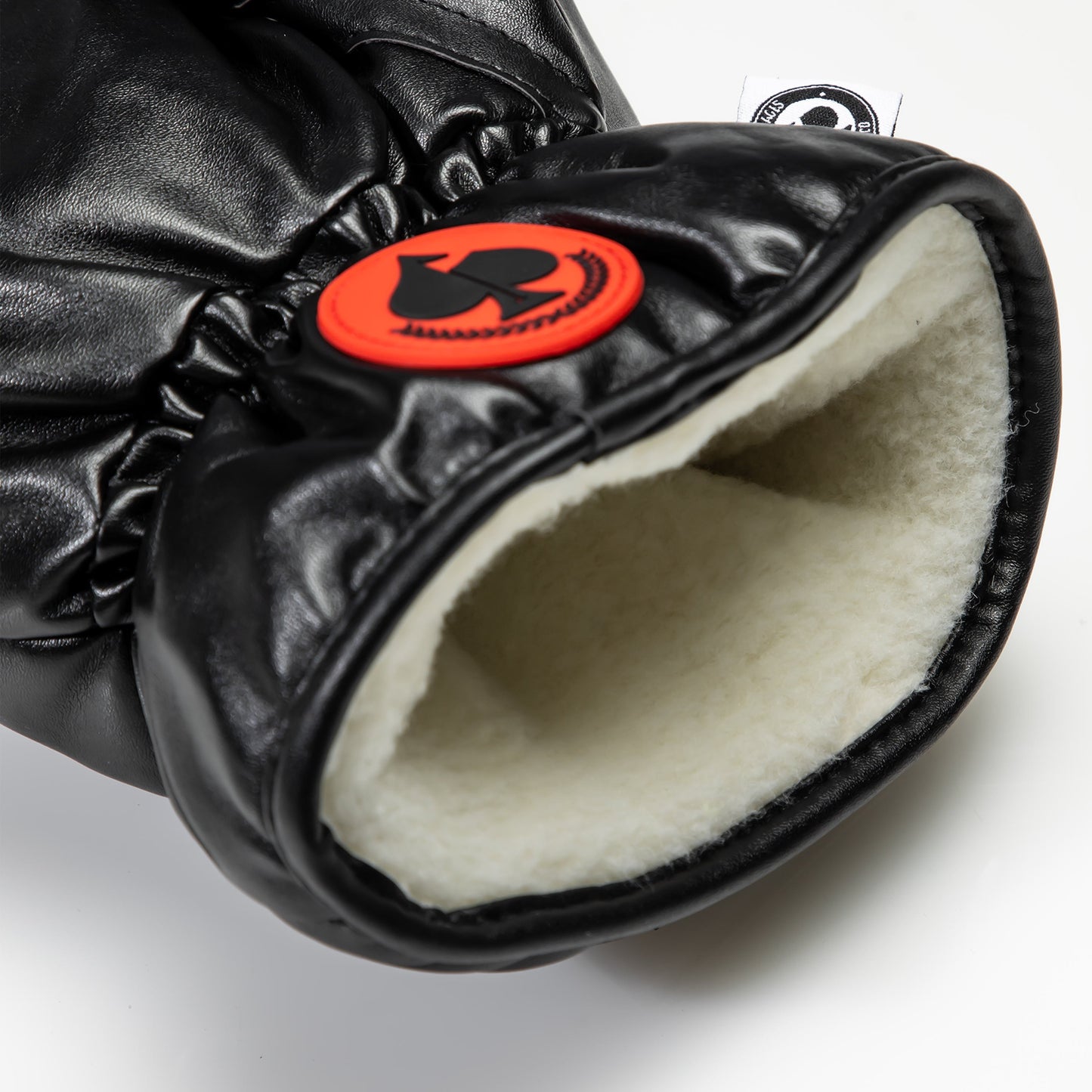 Black boxing glove driver cover for golf clubs, featuring a stylish design and durable material.
