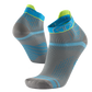SIDAS Run Feel Running Socks - Grey & Turquoise