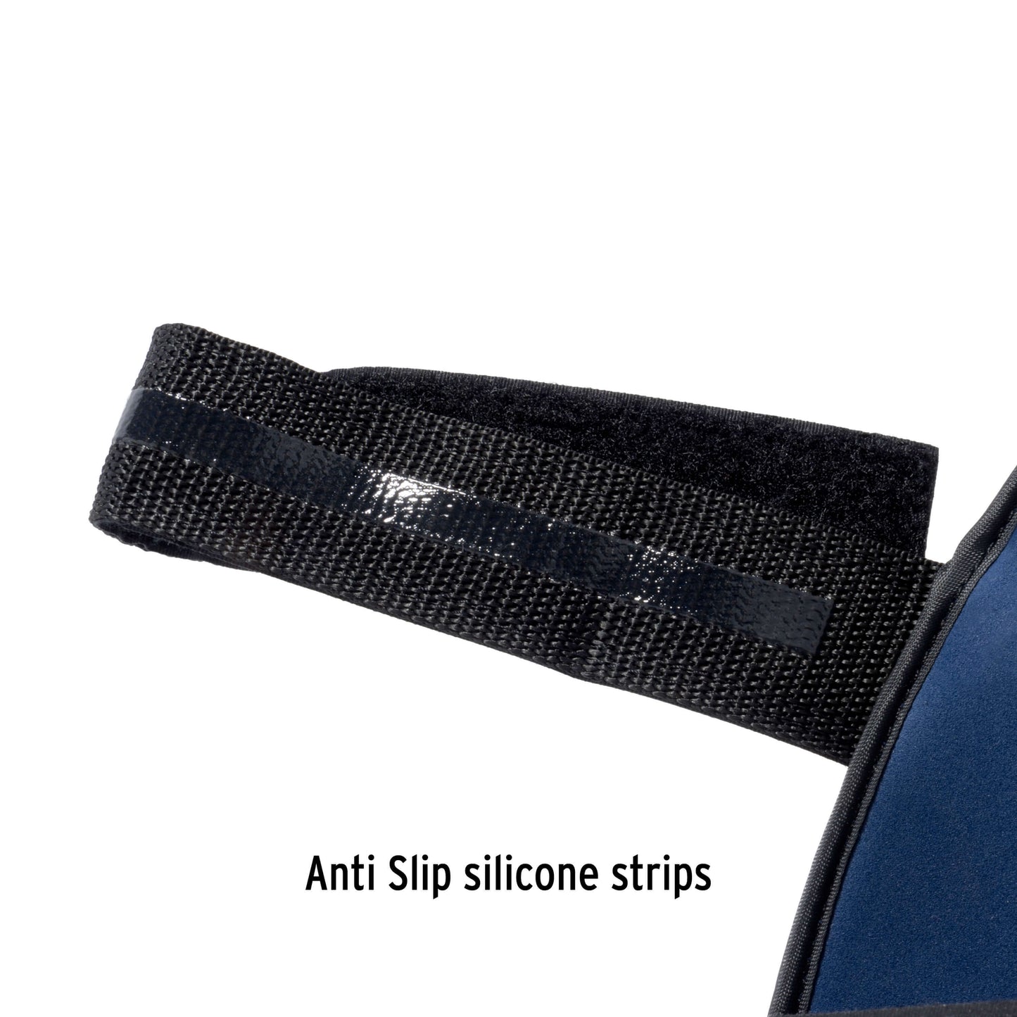 SHIN GUARDS NAVY GREY/RUST - L